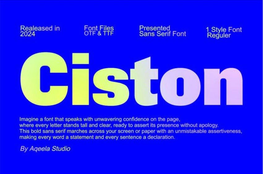 Ciston Font