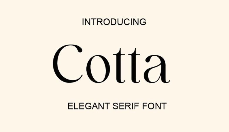 Cotta Font