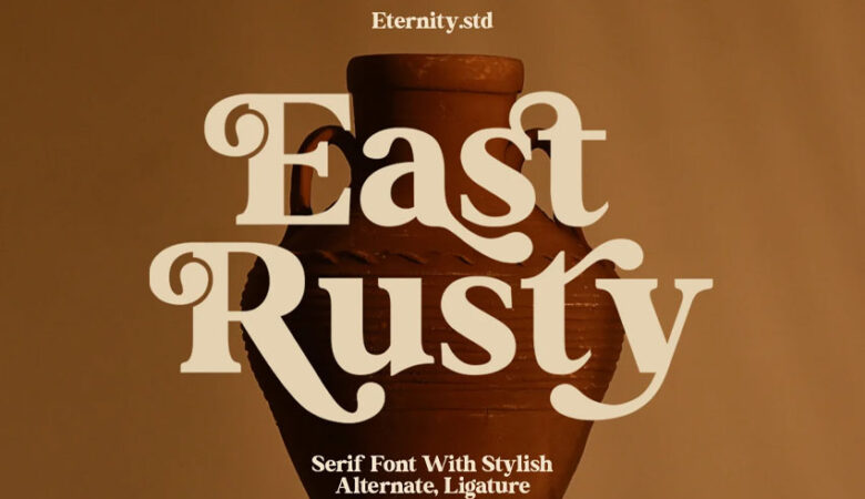East Rusty Font