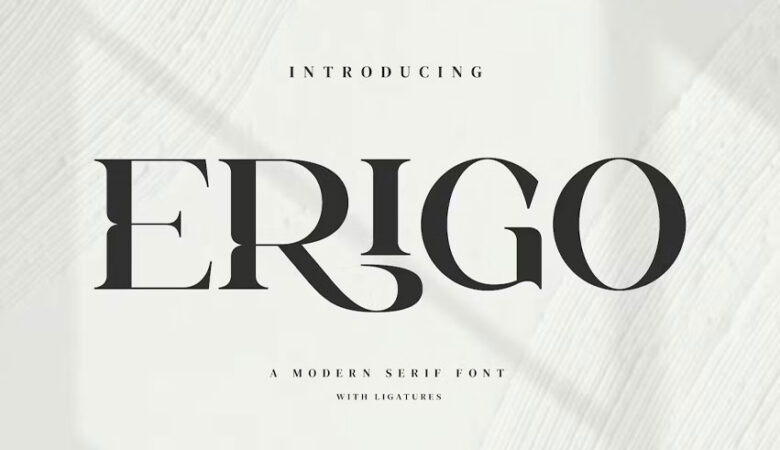 Erigo Serif Font