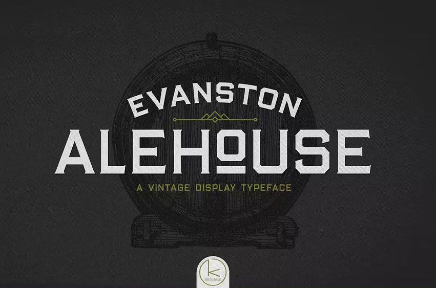 Evanston Alehouse Font