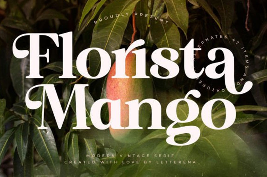 Florista Mango Font