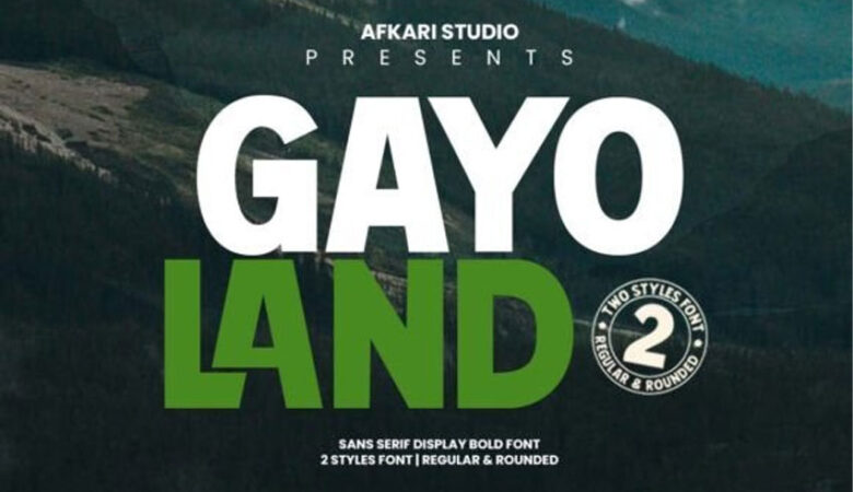 Gayo Land Font