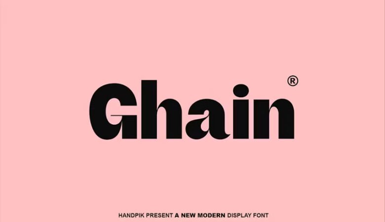Ghain Font