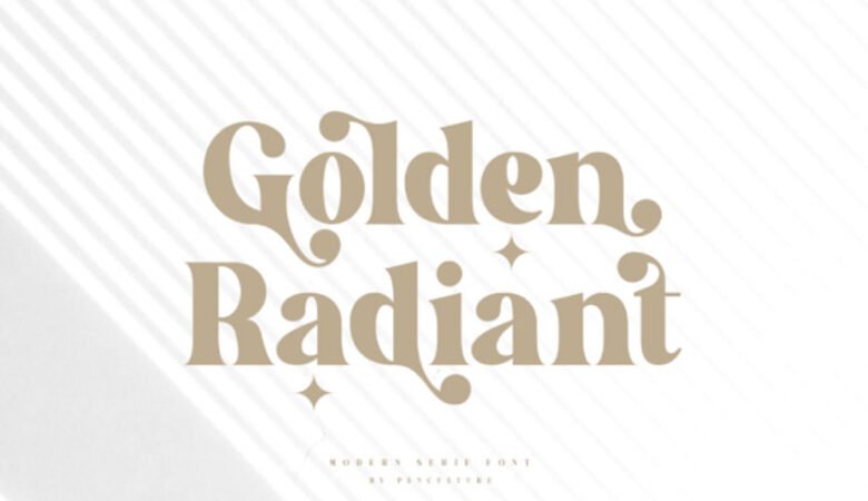 Golden Radiant Font