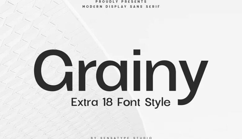 Grainy Font