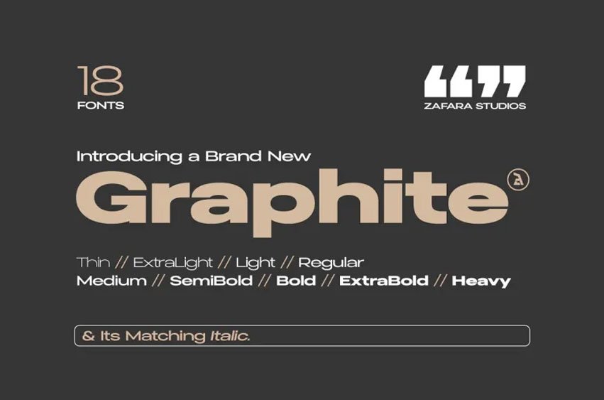 Graphite Font