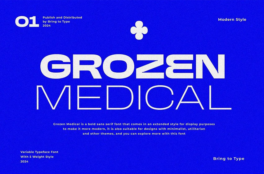 Grozen Medical Font