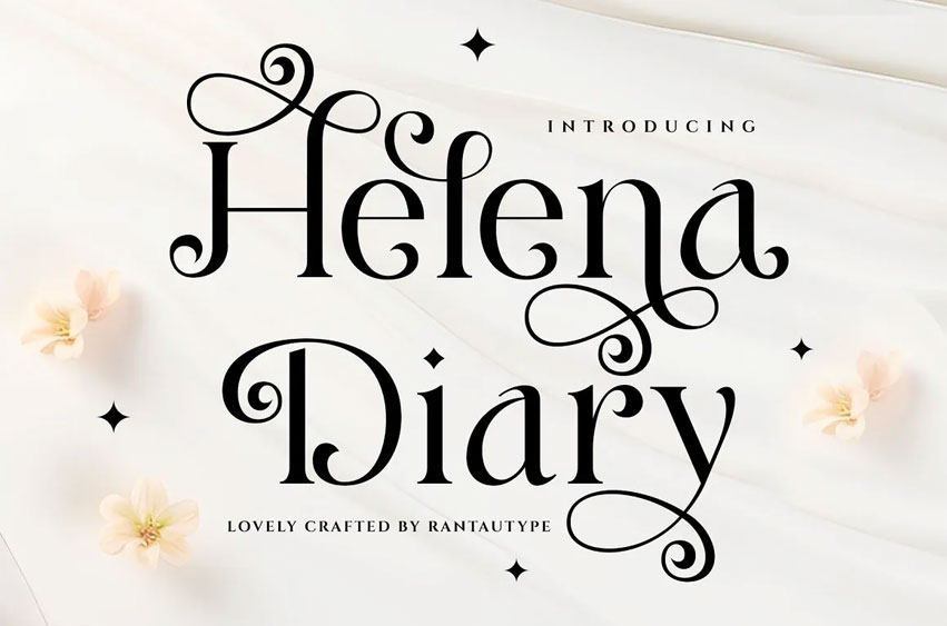 Helena Diary Font