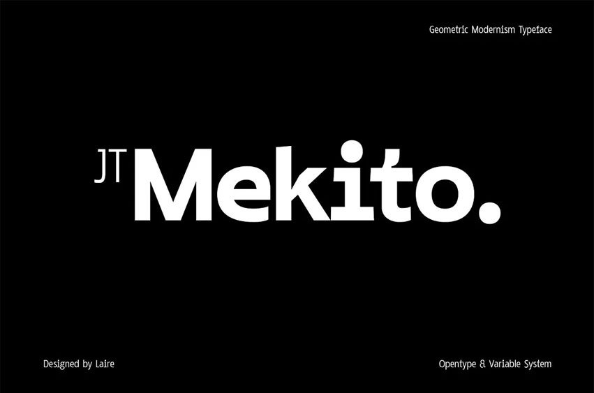 JT Mekito Font