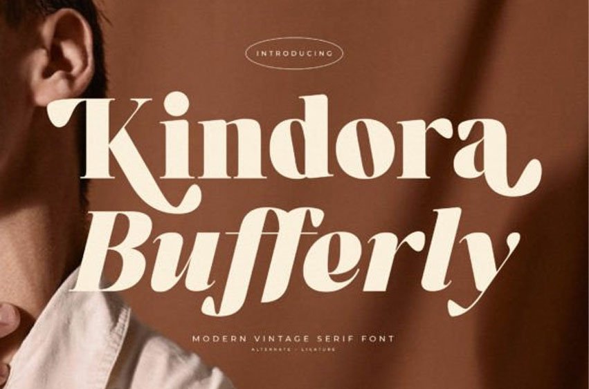 Kindora Bufferly Font