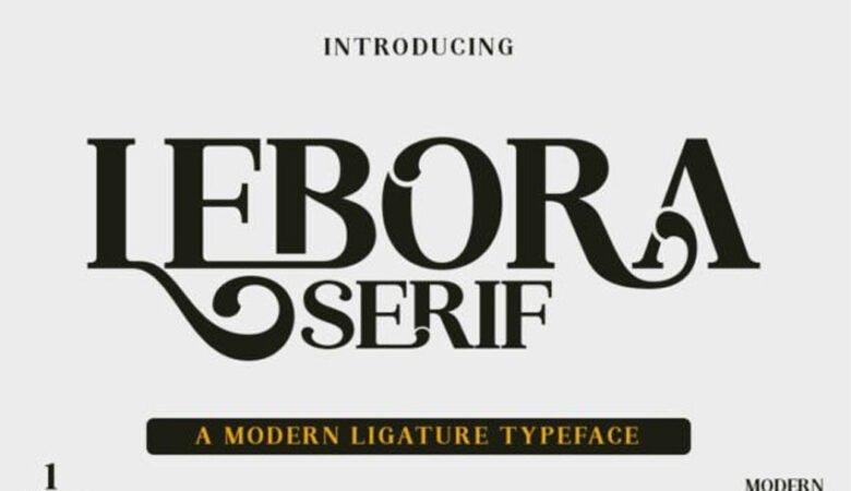 Lebora Font