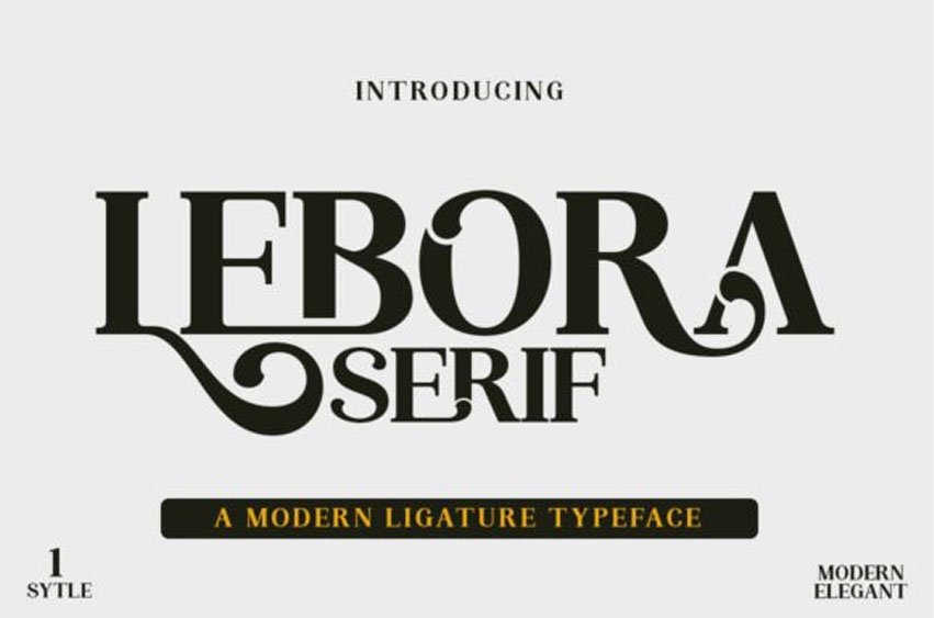 Lebora Font