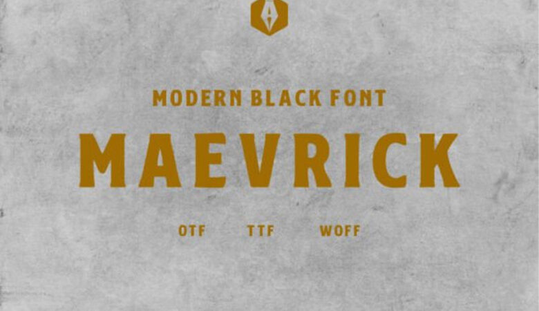 Maevrick Font