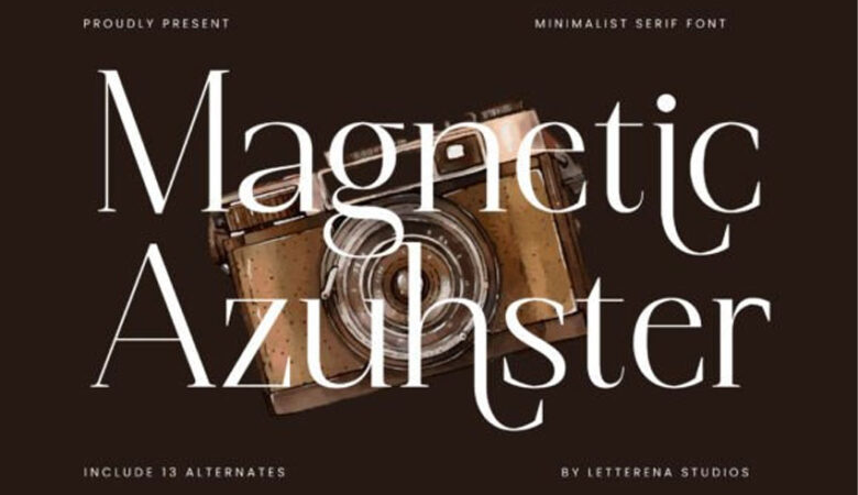 Magnetic Azuhster Font