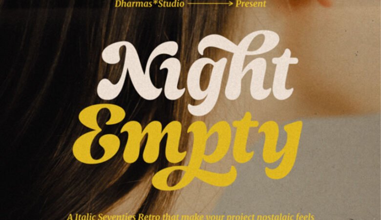 Night Empty Font