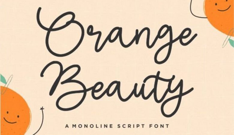 Orange Beauty Font