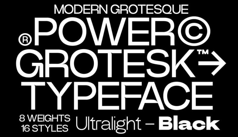 Power Grotesk Font