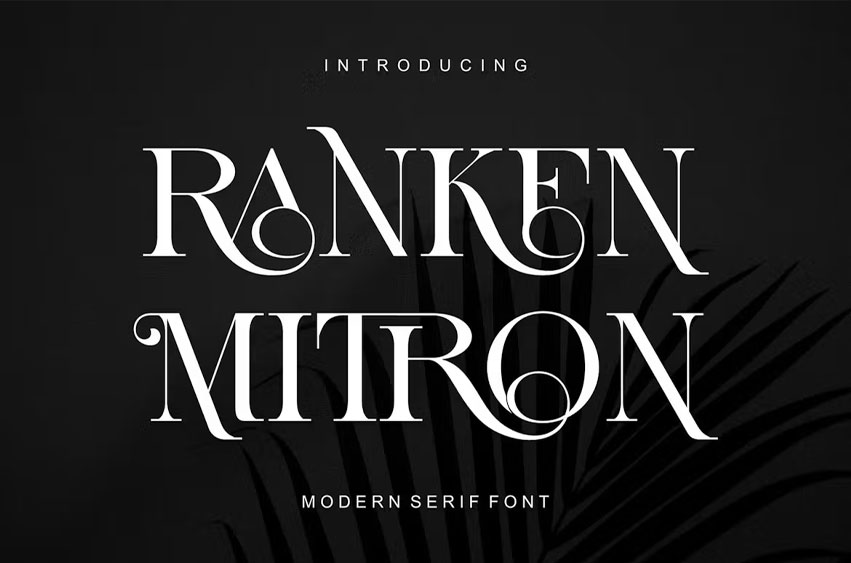 Ranken Mitron Font - Creative Fonts