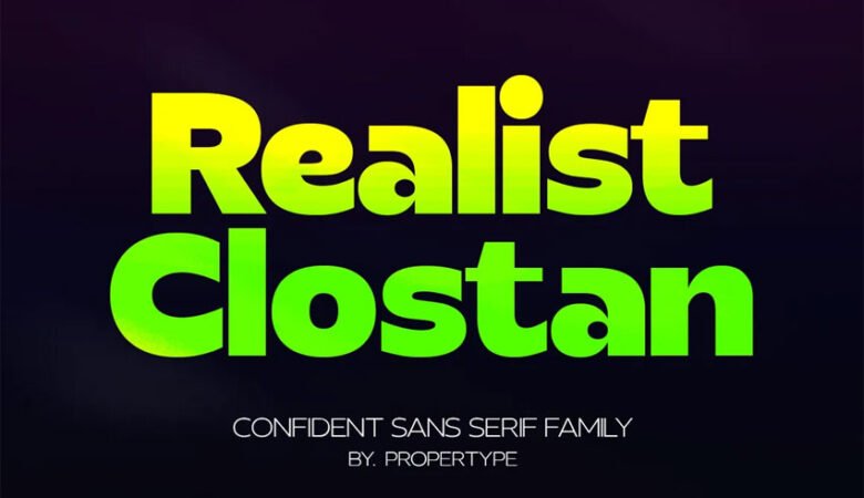 Realist Clostan Font