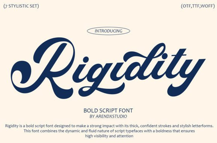 Rigidity Font