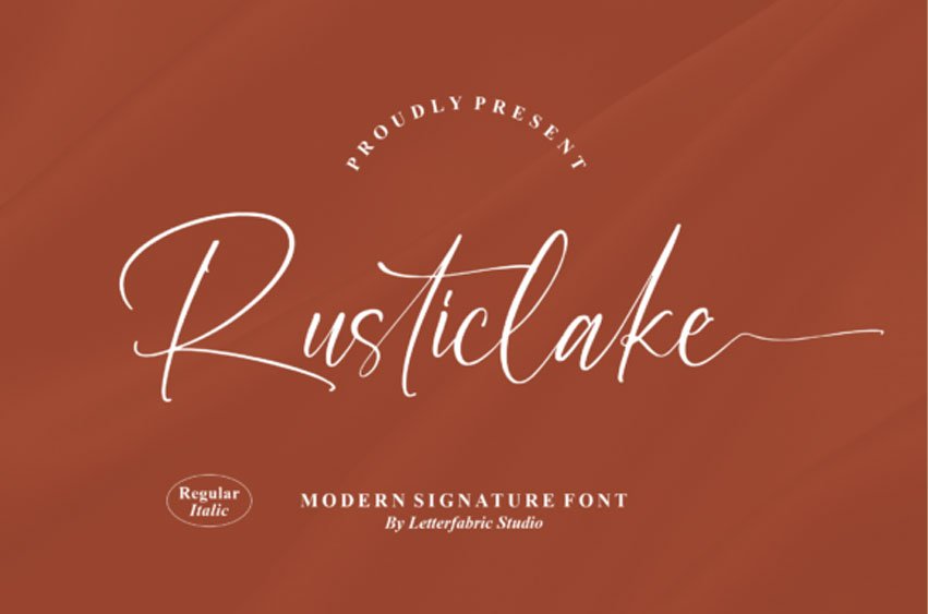 Rusticlake Font