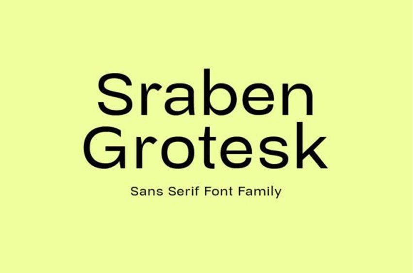 Sraben Grotesk Font