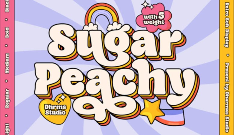 Sugar Peachy Font