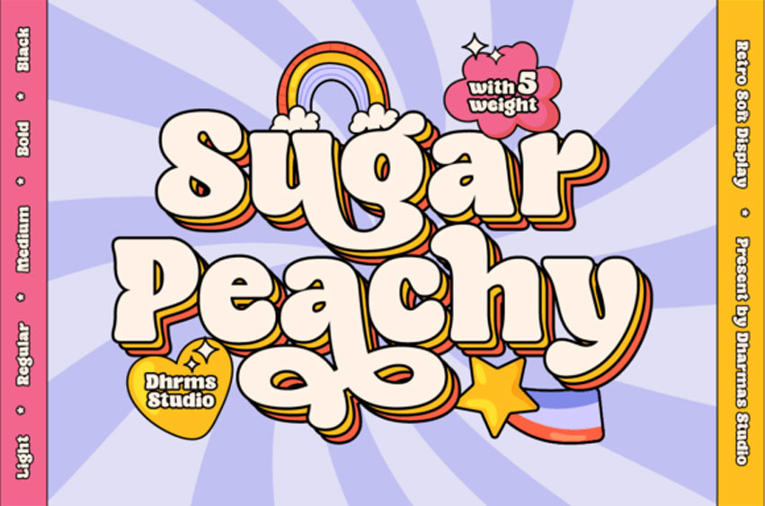 Sugar Peachy Font