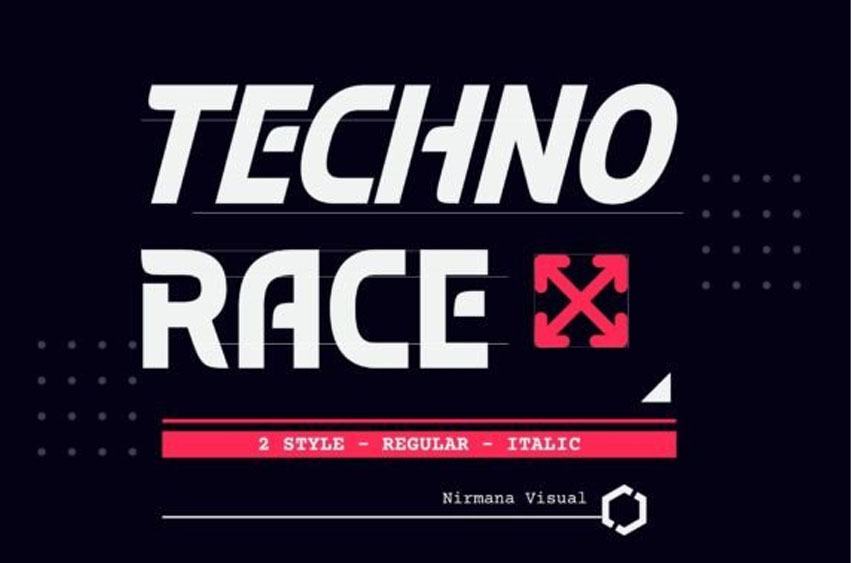 Techno Race Font