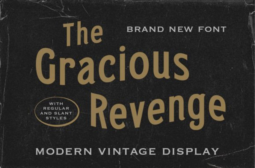 The Gracious Revenge Font