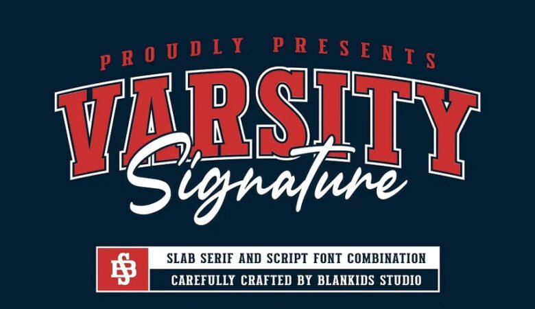 Varsity Signature Font