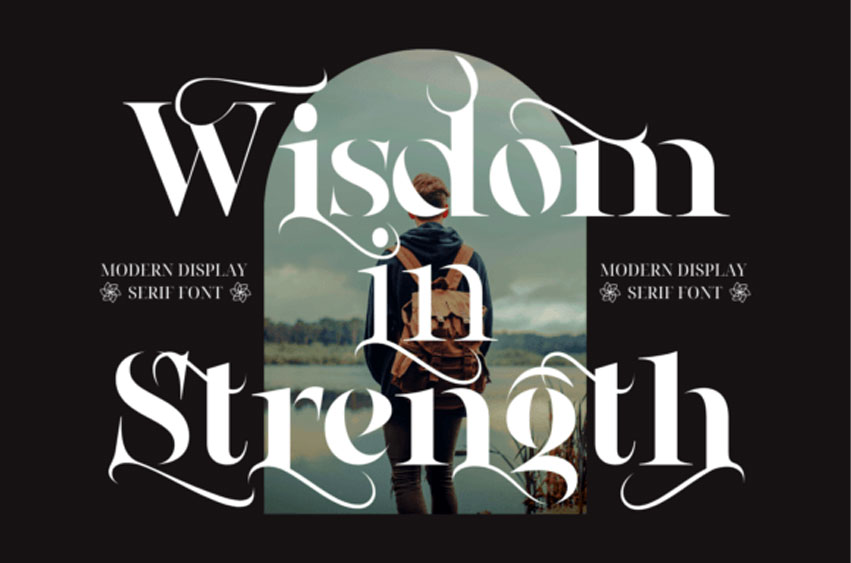 Wisdom in Strength Font