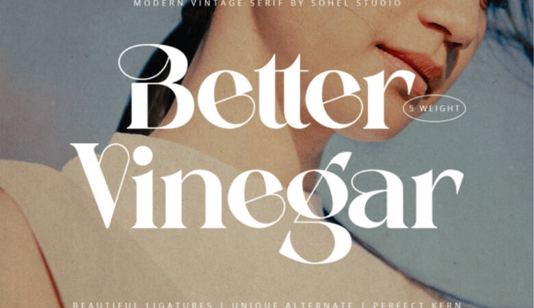 Better Vinegar Font