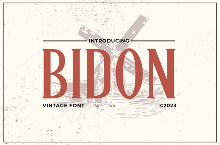 Bidon Font