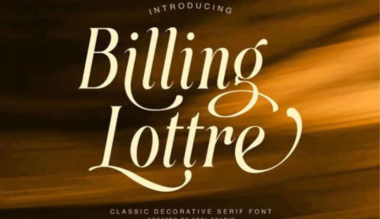 Billing Lottre Font