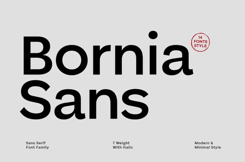 Bornia Sans Font