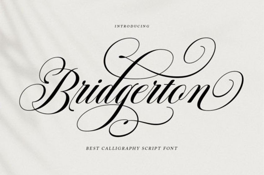 Bridgerton Font