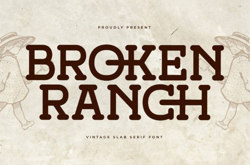 Broken Ranch Font