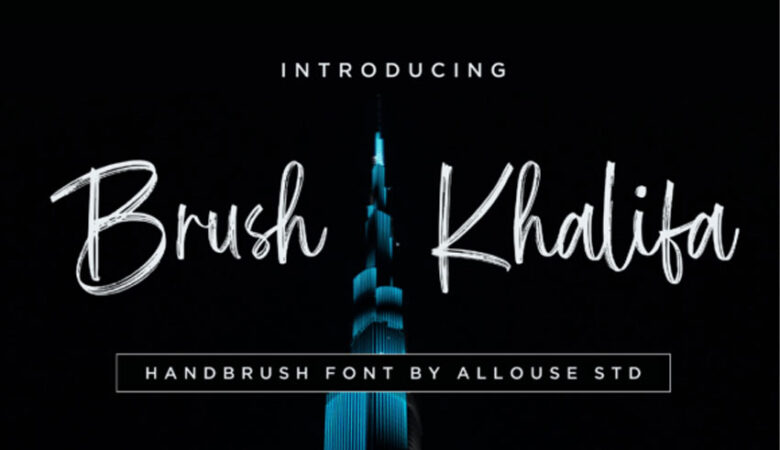 Brush Khalifa Font