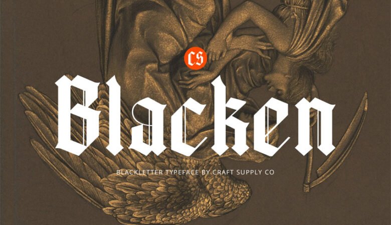 CS Blacken Font