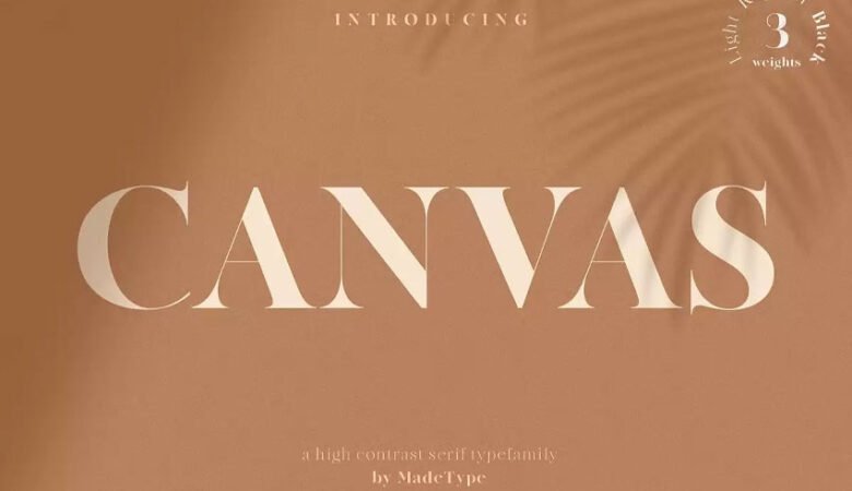 Canvas Serif Font