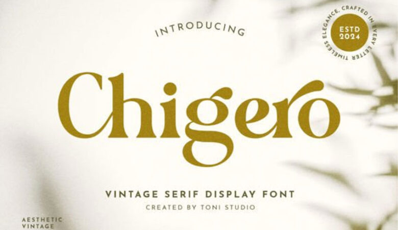 Chigero Font