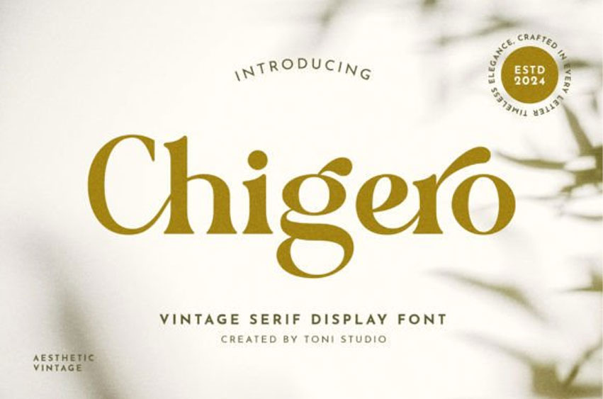 Chigero Font