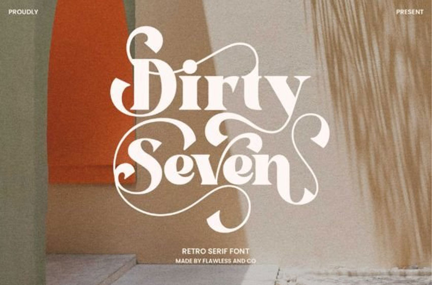 Dirty Seven Font