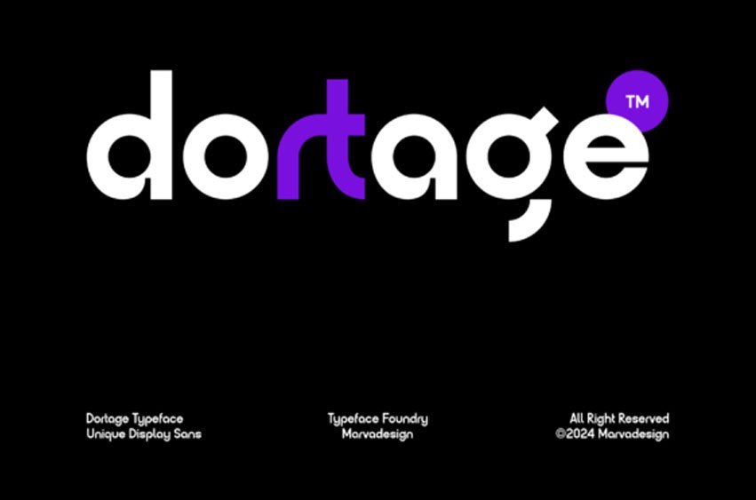 Dortage Font