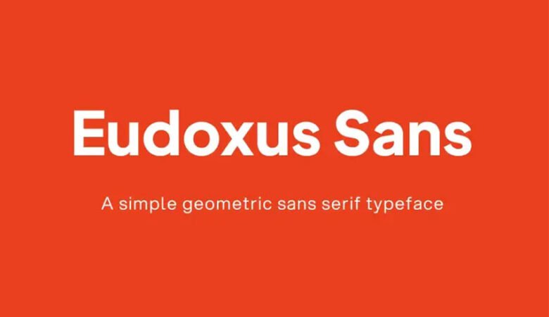 Eudoxus Sans Font