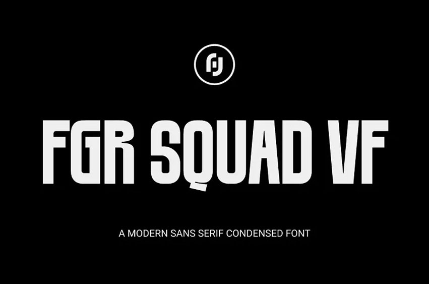 FGR Squad VF Font