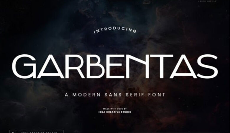 Garbentas Font