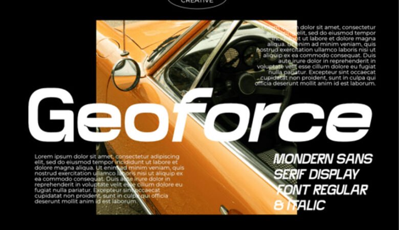 Geoforce Font